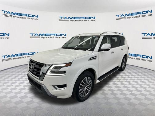 Aspen White Tricoat 2023 Nissan Armada SL 2WD
