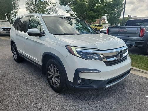 White Diamond Pearl 2019 Honda Pilot EX-L