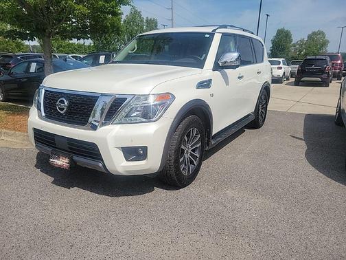 Pearl White Tricoat 2019 Nissan Armada SL