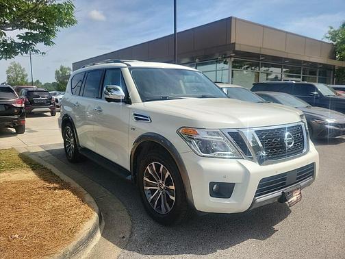 Pearl White Tricoat 2019 Nissan Armada SL