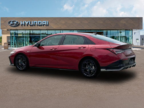 Ultimate Red 2025 Hyundai ELANTRA N Line
