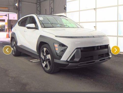 Atlas White 2024 Hyundai KONA Limited