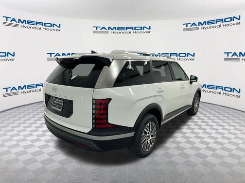 Creamy White Pearl 2026 Hyundai Palisade Hybrid Blue SEL 7P