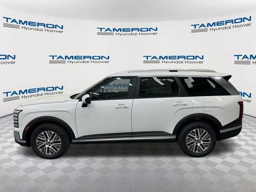 Creamy White Pearl 2026 Hyundai Palisade Hybrid Blue SEL 7P
