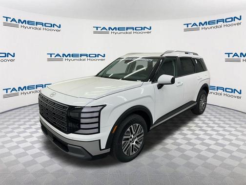 Creamy White Pearl 2026 Hyundai Palisade Hybrid Blue SEL 7P