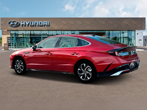 Ultimate red 2025 Hyundai SONATA SEL