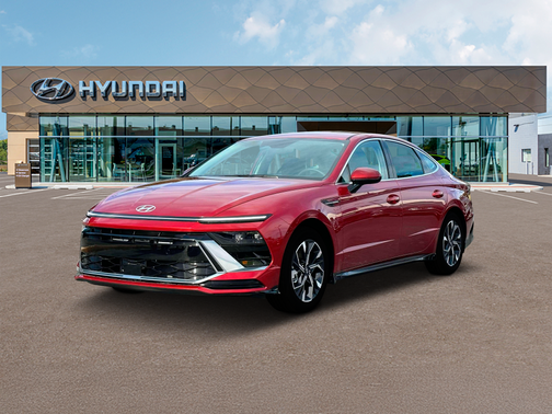 Ultimate red 2025 Hyundai SONATA SEL