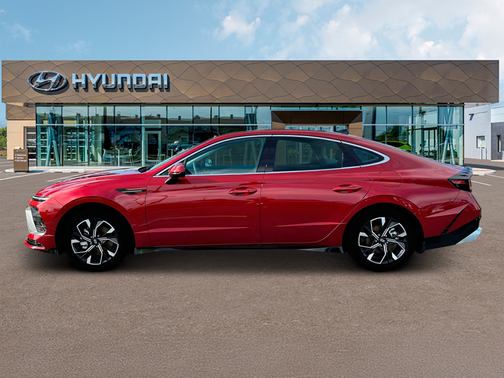Ultimate red 2025 Hyundai SONATA SEL