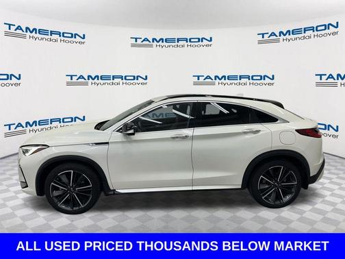 Majestic White 2023 INFINITI QX55 SENSORY
