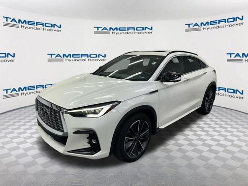 Majestic White 2023 INFINITI QX55 SENSORY