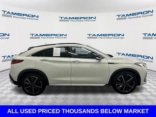 Majestic White 2023 INFINITI QX55 SENSORY