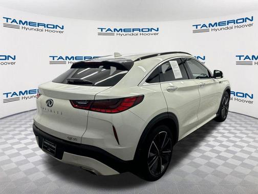 Majestic White 2023 INFINITI QX55 SENSORY