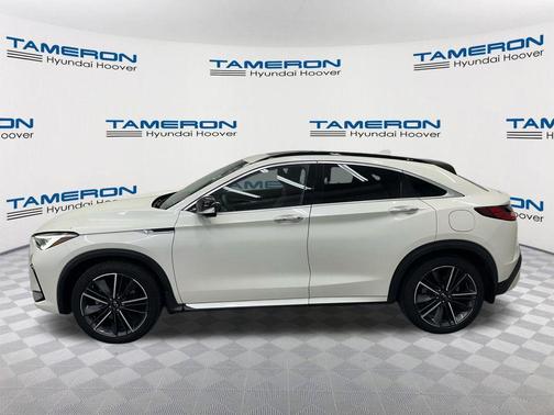 Majestic White 2023 INFINITI QX55 SENSORY