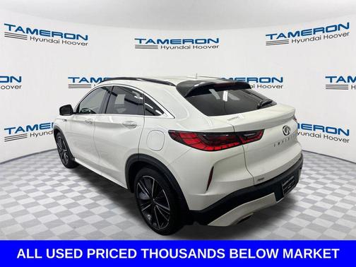 Majestic White 2023 INFINITI QX55 SENSORY