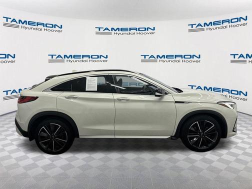 Majestic White 2023 INFINITI QX55 SENSORY