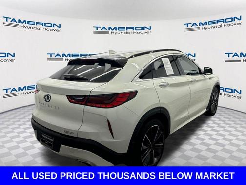 Majestic White 2023 INFINITI QX55 SENSORY
