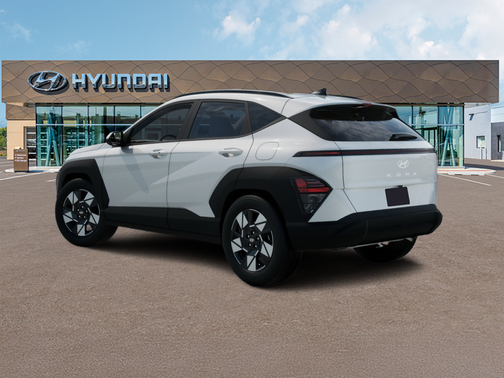 Atlas White 2025 Hyundai KONA SEL