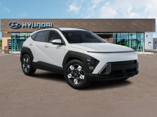 Atlas White 2025 Hyundai KONA SEL