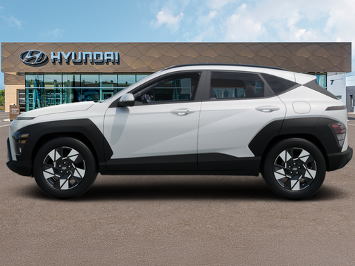 Atlas White 2025 Hyundai KONA SEL