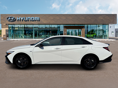 Atlas White 2026 Hyundai ELANTRA N Line