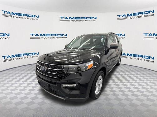 AGATE BLACK METALLIC 2022 Ford Explorer XLT