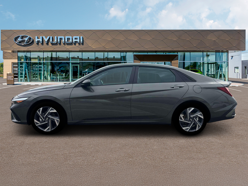 Amazon Gray 2025 Hyundai ELANTRA Sport