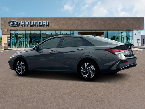 Amazon Gray 2025 Hyundai ELANTRA Sport