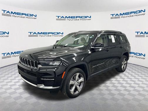 Diamond Black Crystal Pearlcoat 2021 Jeep Grand Cherokee L Limited
