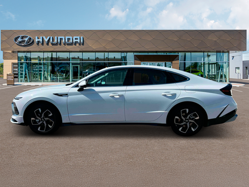 Serenity White 2025 Hyundai SONATA SEL