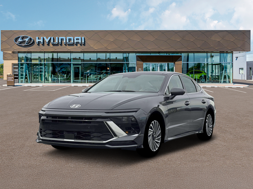 Portofino Gray 2026 Hyundai SONATA Hybrid Limited