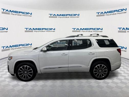 White Frost Tricoat 2020 GMC Acadia Denali