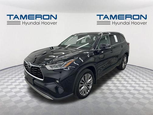 Midnight Black Metallic 2020 Toyota Highlander Platinum