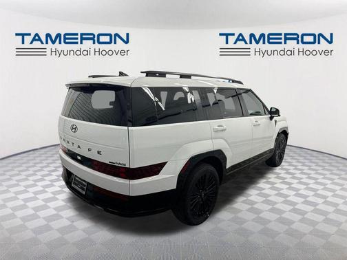 Serenity White 2026 Hyundai SANTA FE HEV Calligraphy