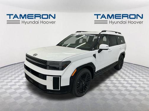 Serenity White 2026 Hyundai SANTA FE HEV Calligraphy