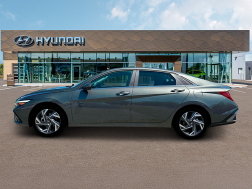 Amazon Gray 2025 Hyundai ELANTRA Limited