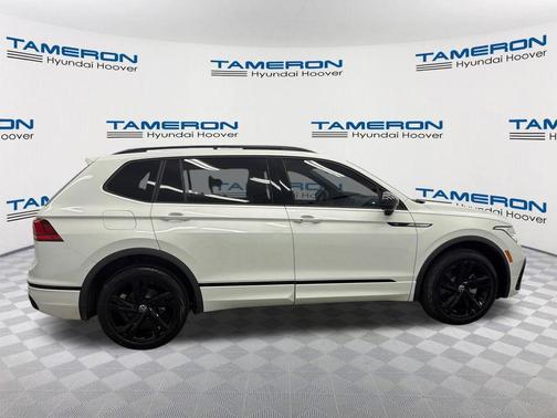 Opal White Pearl 2024 Volkswagen Tiguan 2.0T SE R-Line Black