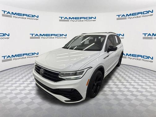 Opal White Pearl 2024 Volkswagen Tiguan 2.0T SE R-Line Black