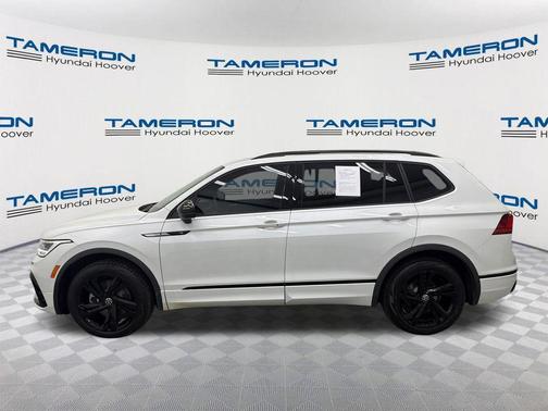 Opal White Pearl 2024 Volkswagen Tiguan 2.0T SE R-Line Black