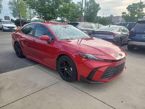 Supersonic Red 2025 Toyota Camry SE