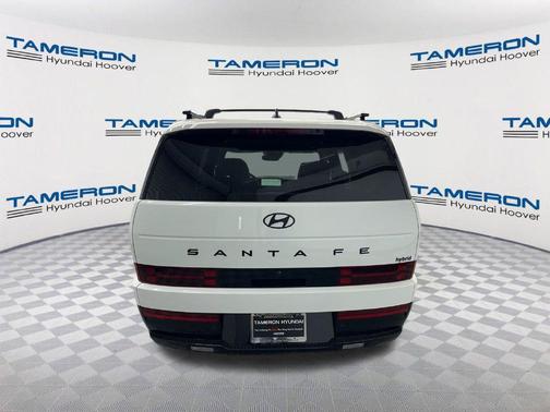 Serenity White 2027 Hyundai SANTA FE HEV Calligraphy