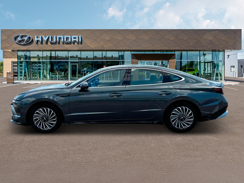 Portofino Gray 2024 Hyundai SONATA Hybrid Limited