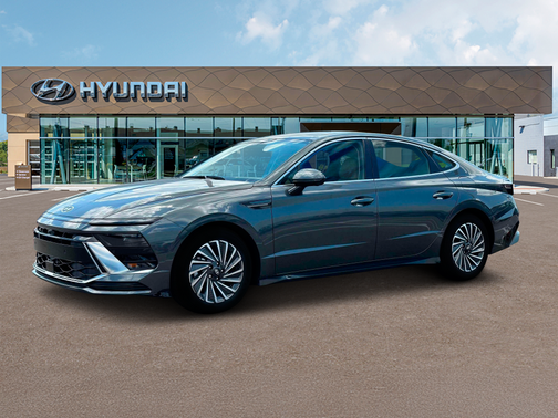 Portofino Gray 2024 Hyundai SONATA Hybrid Limited