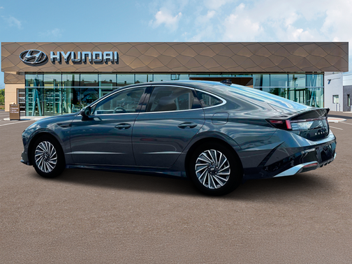 Portofino Gray 2024 Hyundai SONATA Hybrid Limited