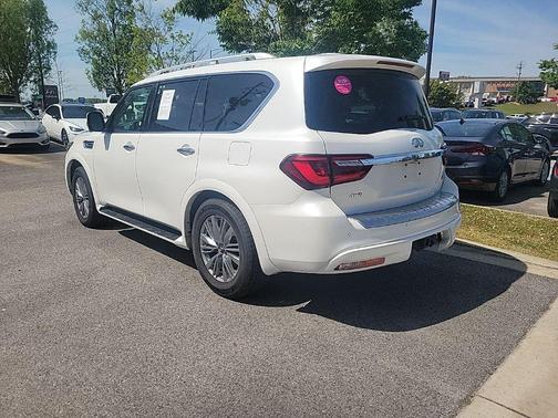 Moonstone White 2023 INFINITI QX80 Luxe