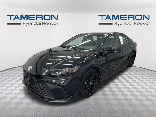 Midnight Black Metallic 2025 Toyota Camry SE