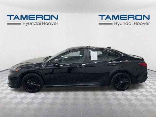 Midnight Black Metallic 2025 Toyota Camry SE
