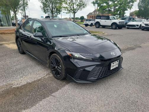 Midnight Black Metallic 2025 Toyota Camry SE