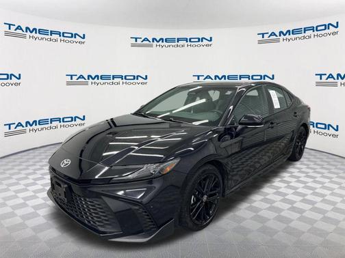 Midnight Black Metallic 2025 Toyota Camry SE