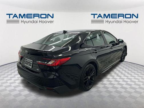 Midnight Black Metallic 2025 Toyota Camry SE