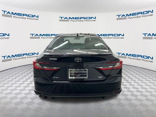 Midnight Black Metallic 2025 Toyota Camry SE